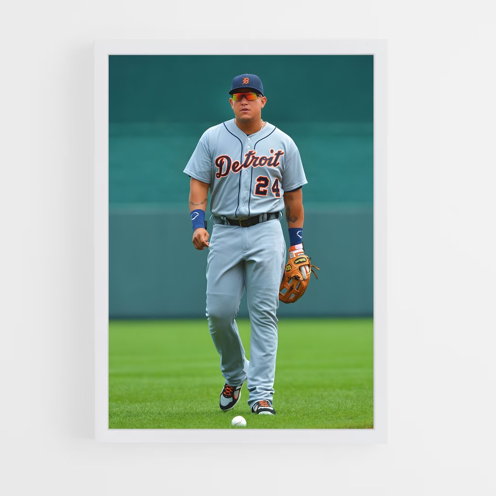 Poster Le Champion de la Plaine – affiche Baseball (vue 3)